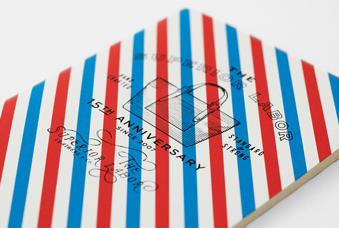 The Superior Labor 15th Anniversary Collaboration with TRAVELER'S COMPANY BLUE LEATHER