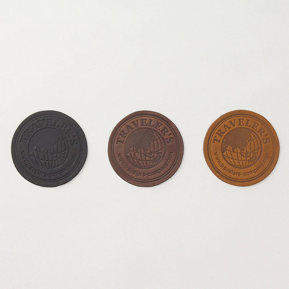 Traveler's Factory Leather Coaster Circle Camel