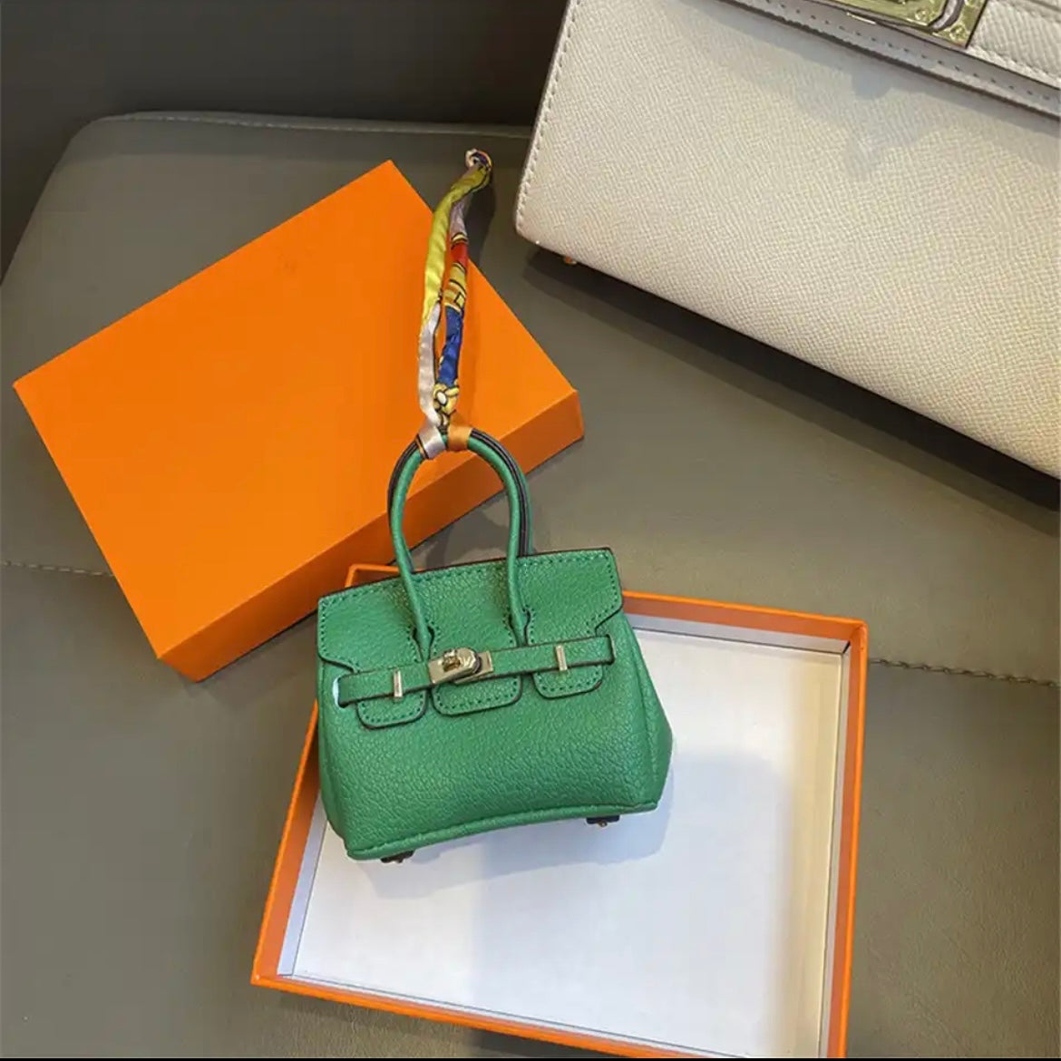 Mini Luxury Handbag AirPods/Earphones Case (Birkin inspired)