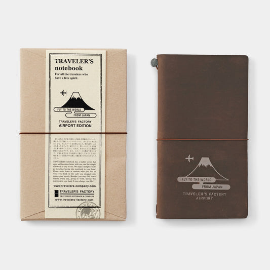 Traveler's Factory Notebook Narita Airport Edition Brown