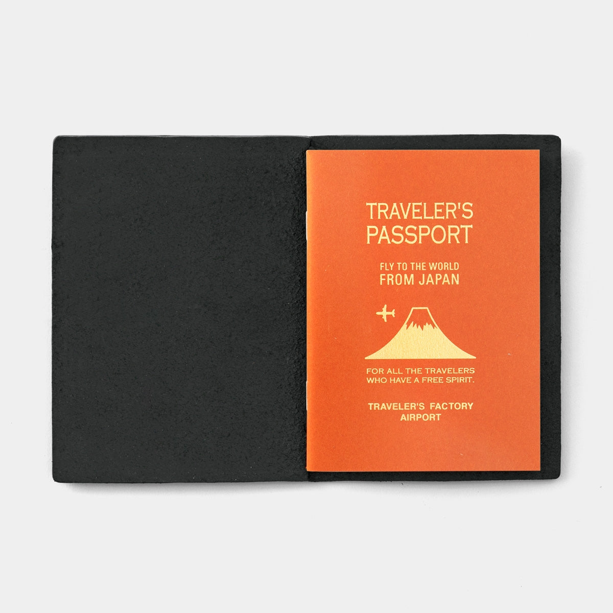 Traveler's Factory Notebook Passport Narita Airport Edition Black