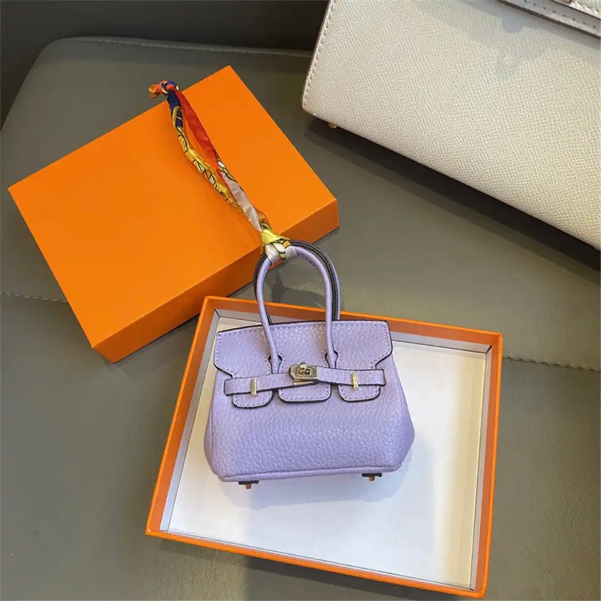 Mini Luxury Handbag AirPods/Earphones Case (Birkin inspired)