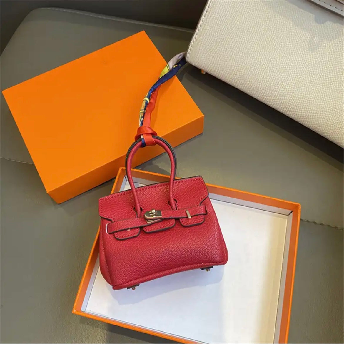 Mini Luxury Handbag AirPods/Earphones Case (Birkin inspired)