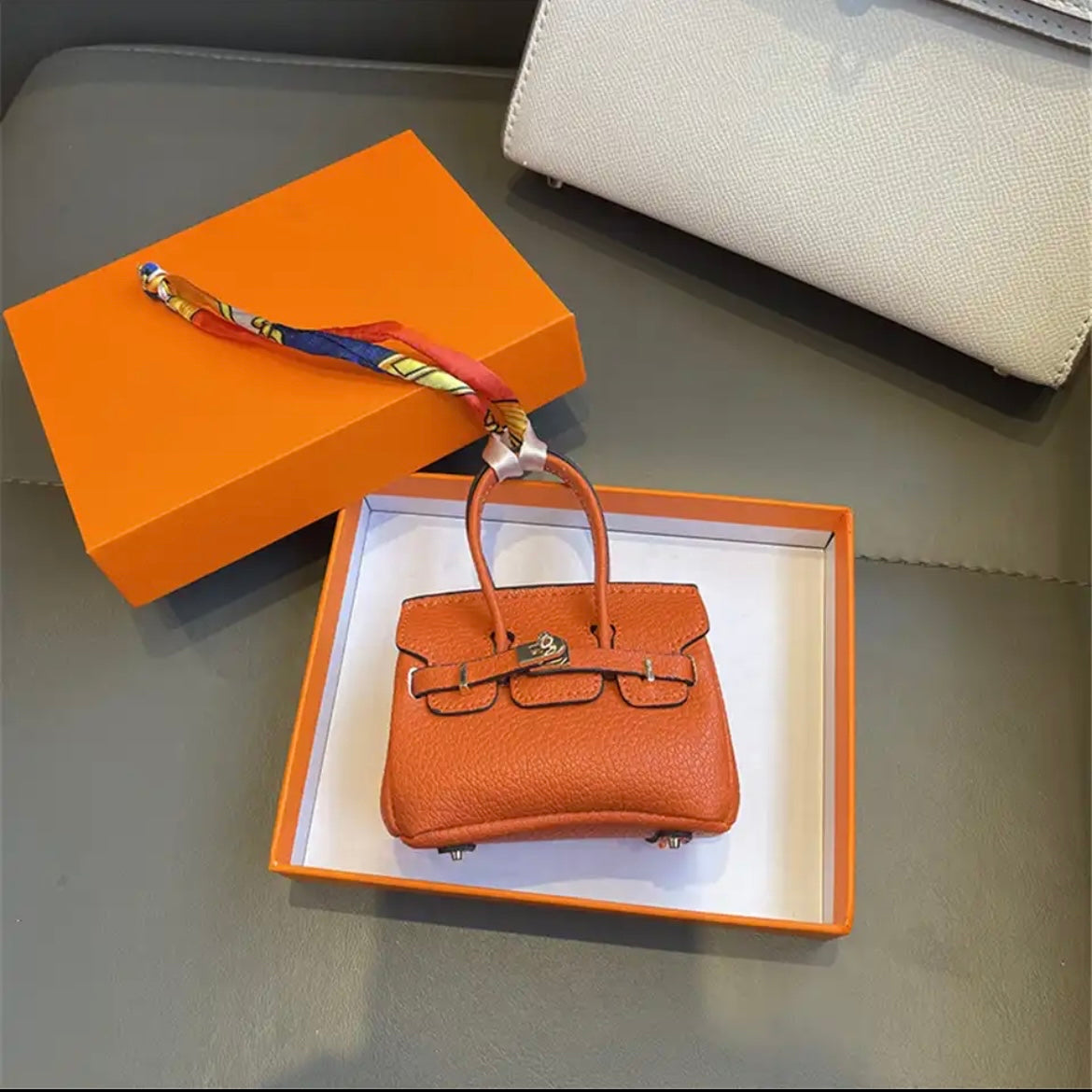 Mini Luxury Handbag AirPods/Earphones Case (Birkin inspired)