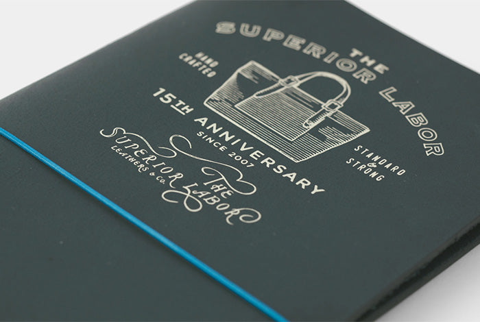 The Superior Labor 15th Anniversary Collaboration with TRAVELER'S COMPANY BLUE LEATHER