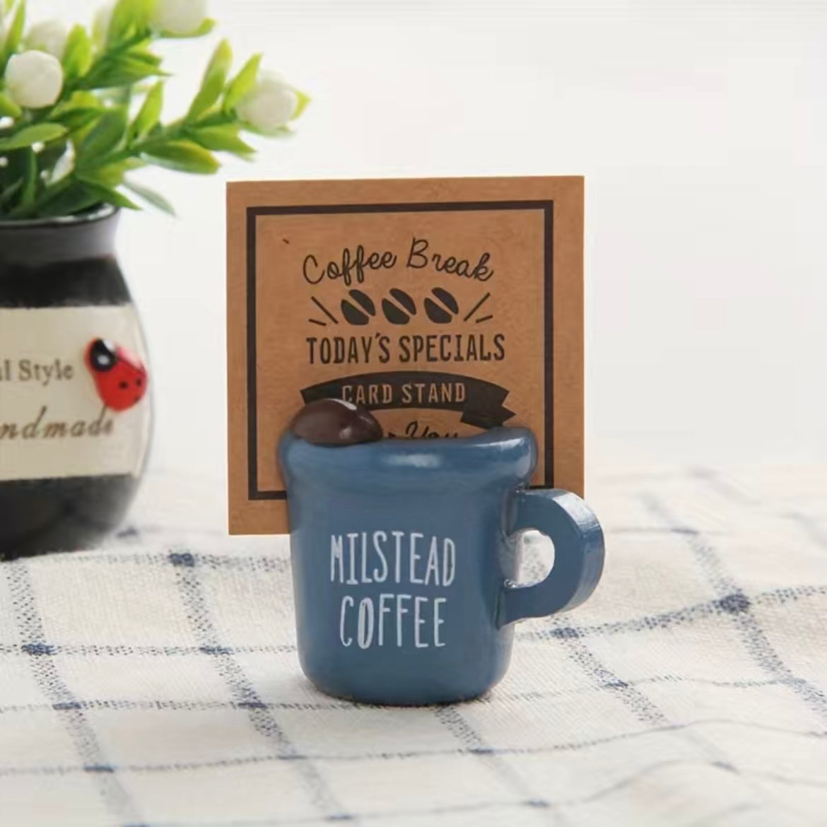 Coffee Cup Card Holder