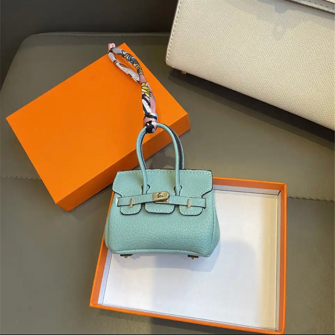 Mini Luxury Handbag AirPods/Earphones Case (Birkin inspired)