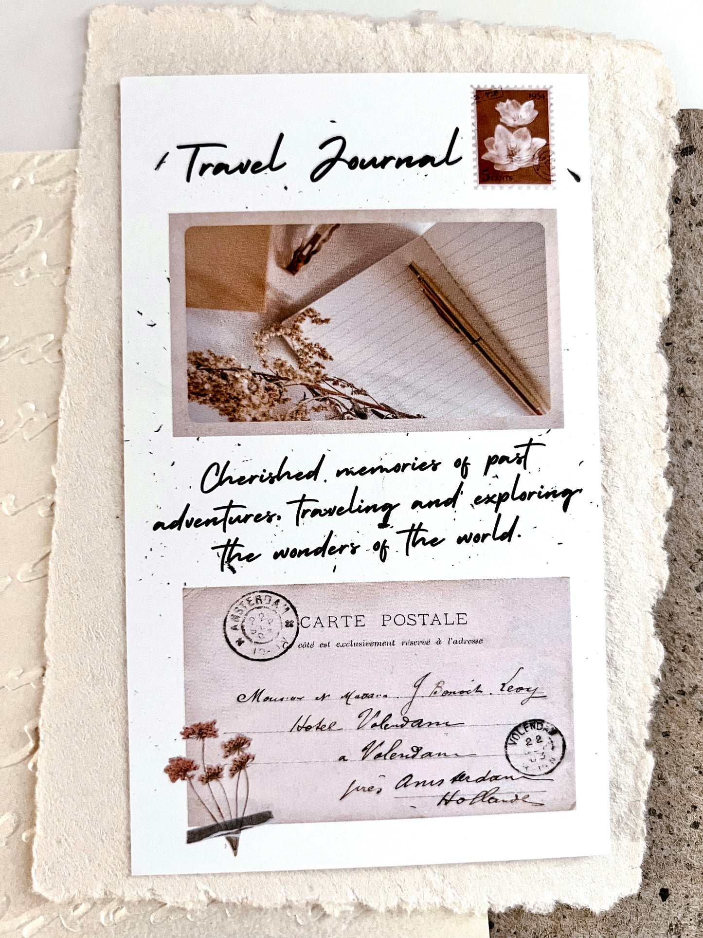 Travel Journal Card