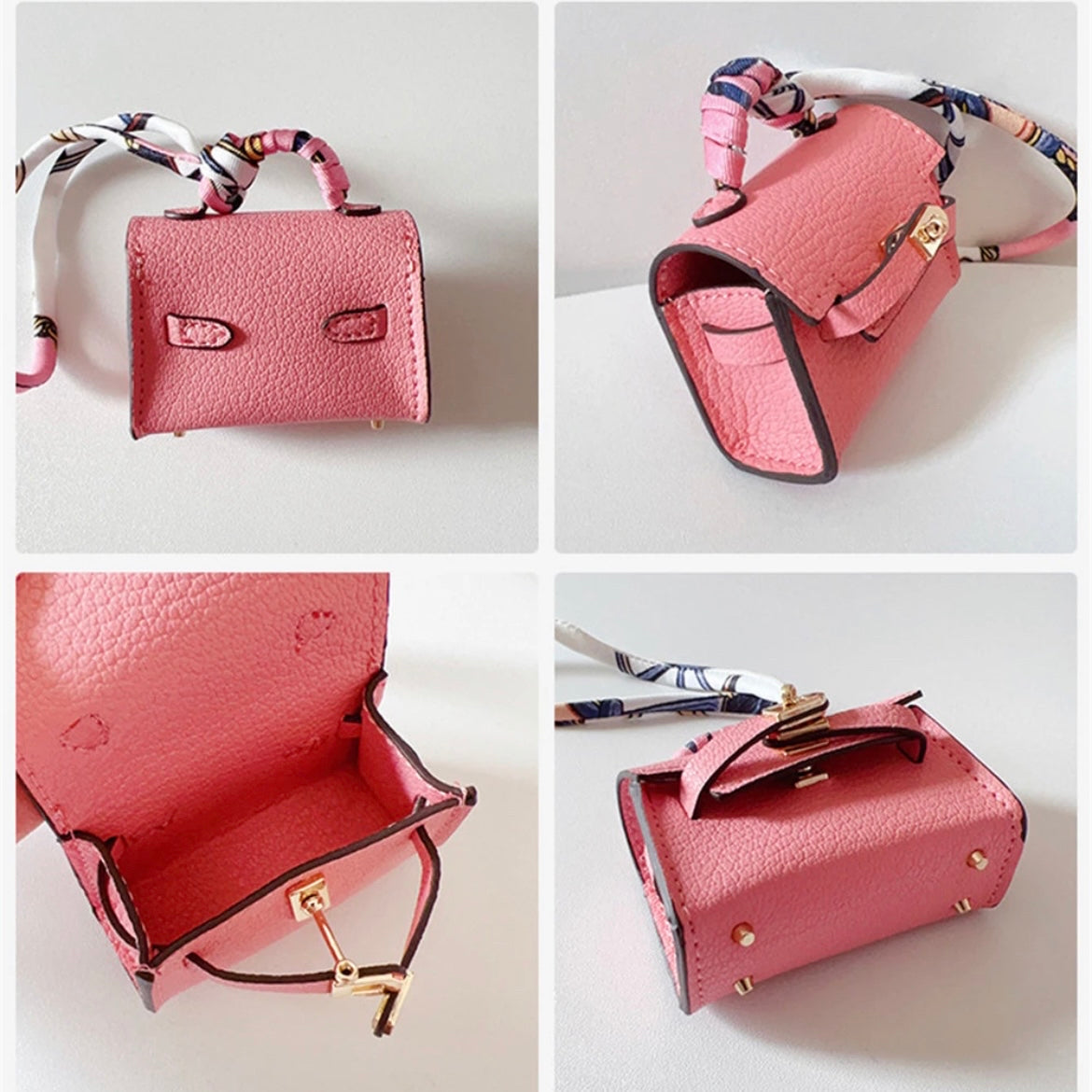 Mini Luxury Handbag AirPods/Earphones Case (Kelly inspired)