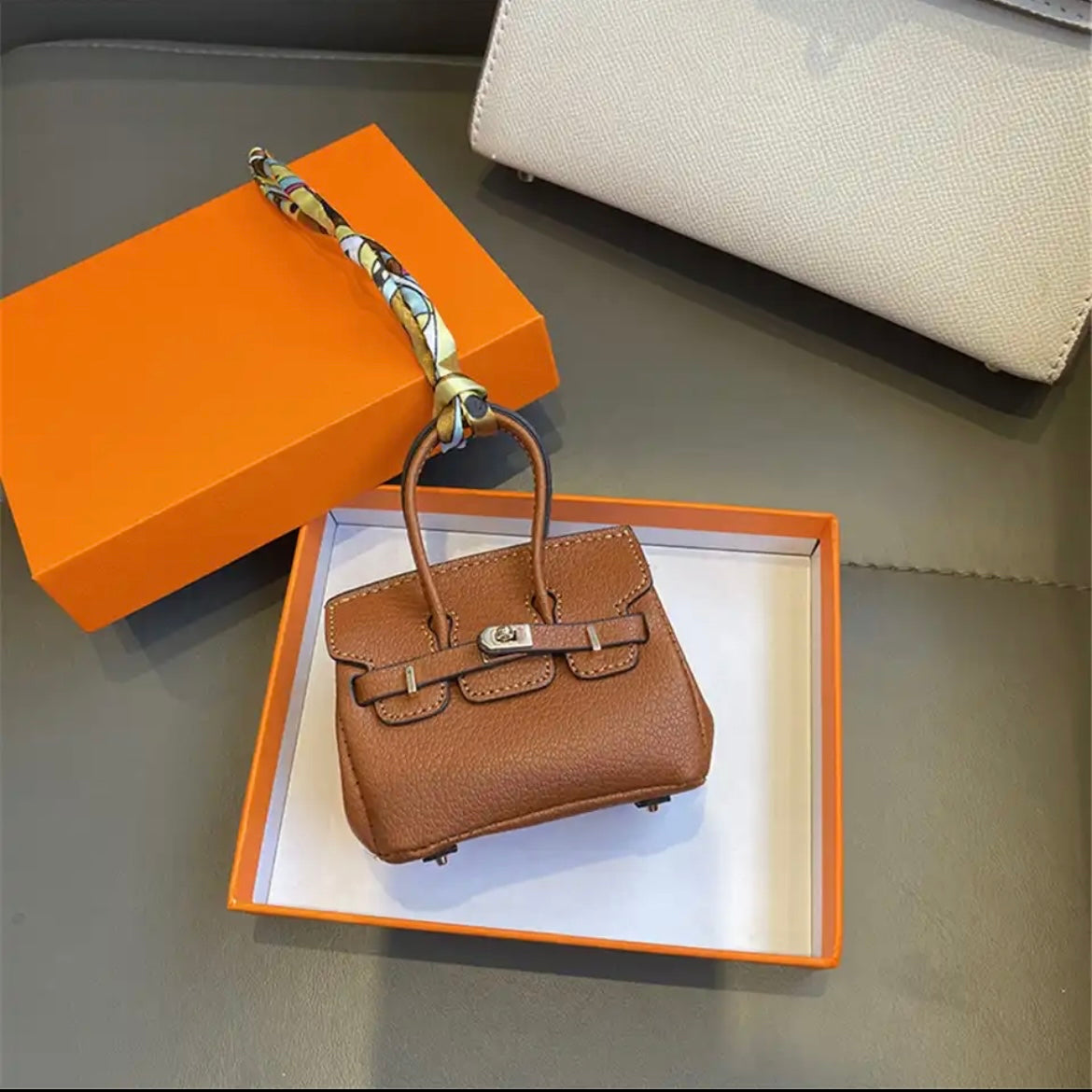 Mini Luxury Handbag AirPods/Earphones Case (Birkin inspired)