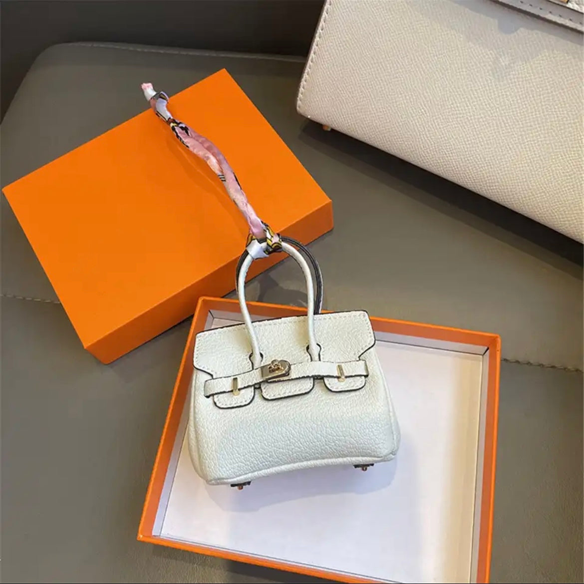 Mini Luxury Handbag AirPods/Earphones Case (Birkin inspired)