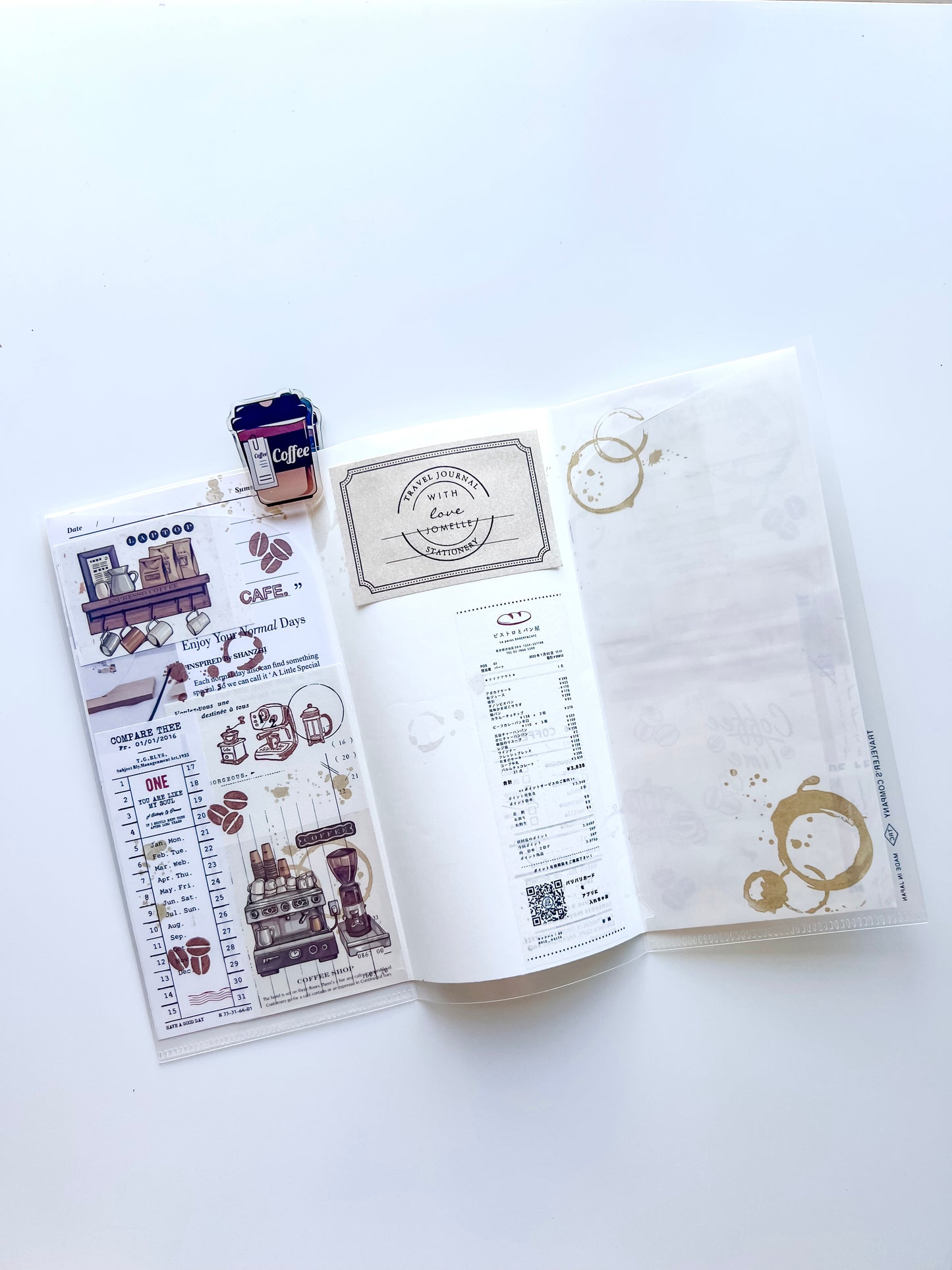 Decorated Trifold Standard Size (Coffee Theme)