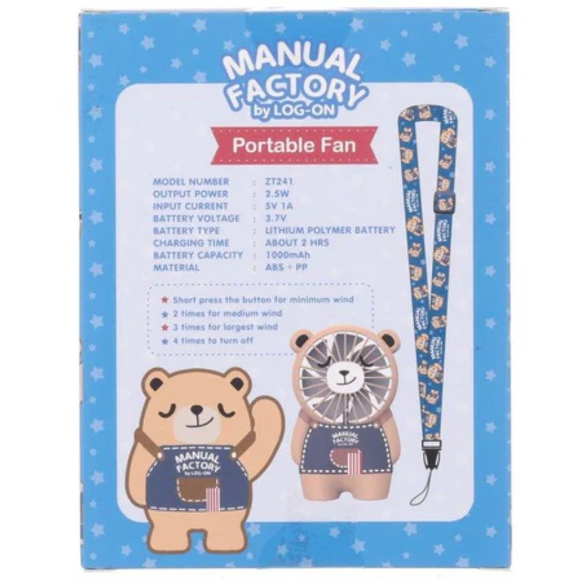 Manual Factory Bear Fan