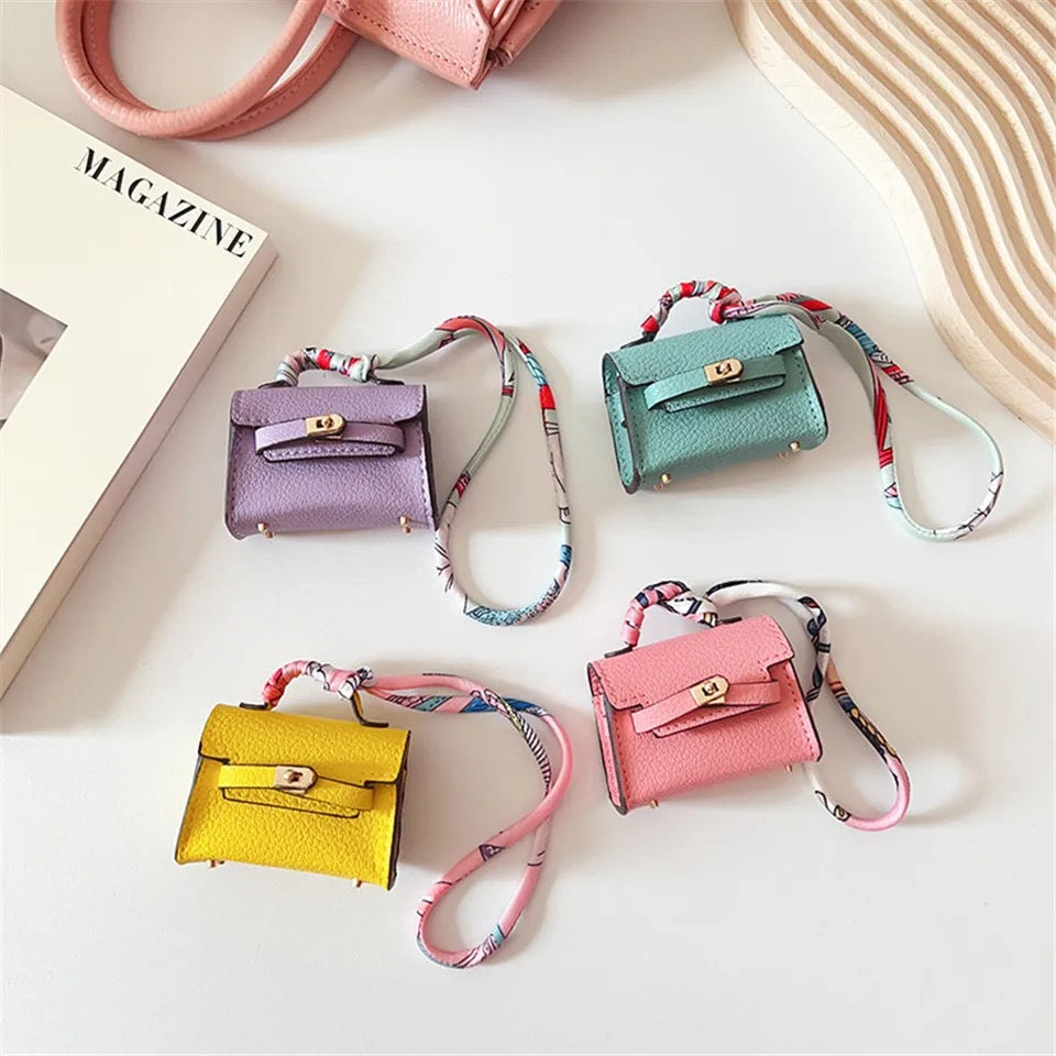 Mini Luxury Handbag AirPods/Earphones Case (Kelly inspired)