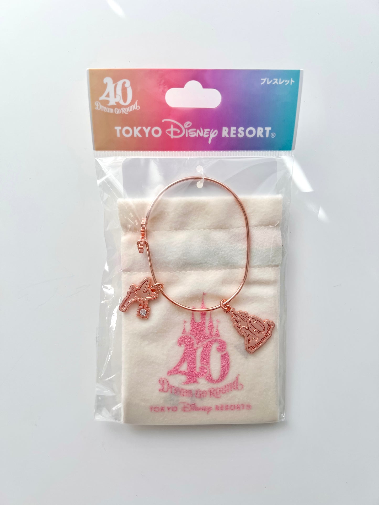 Tokyo Disney Resort Limited Dream Go Around 40th Anniversary Bracelet