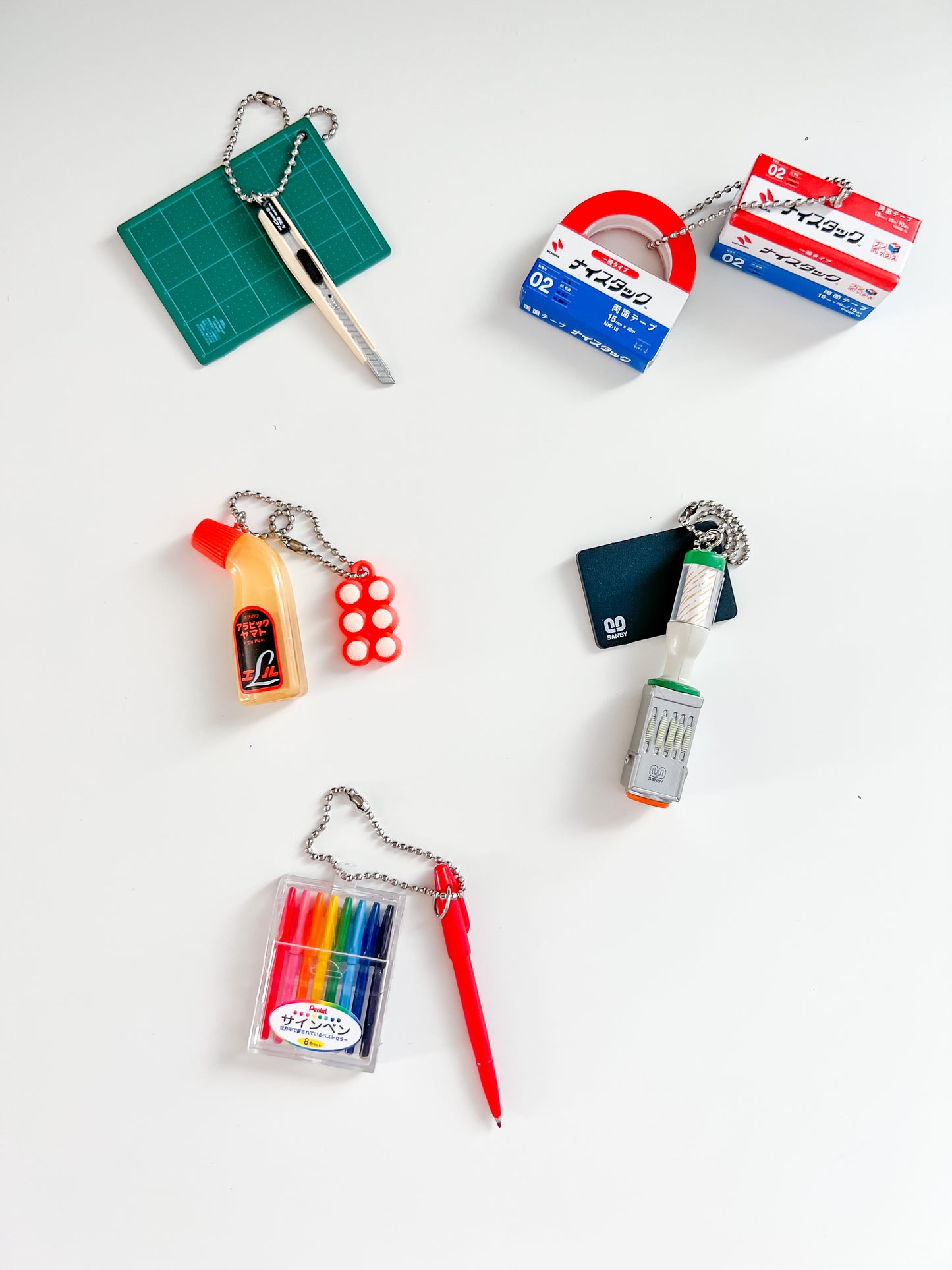 Miniature Mascot Mini Keychains