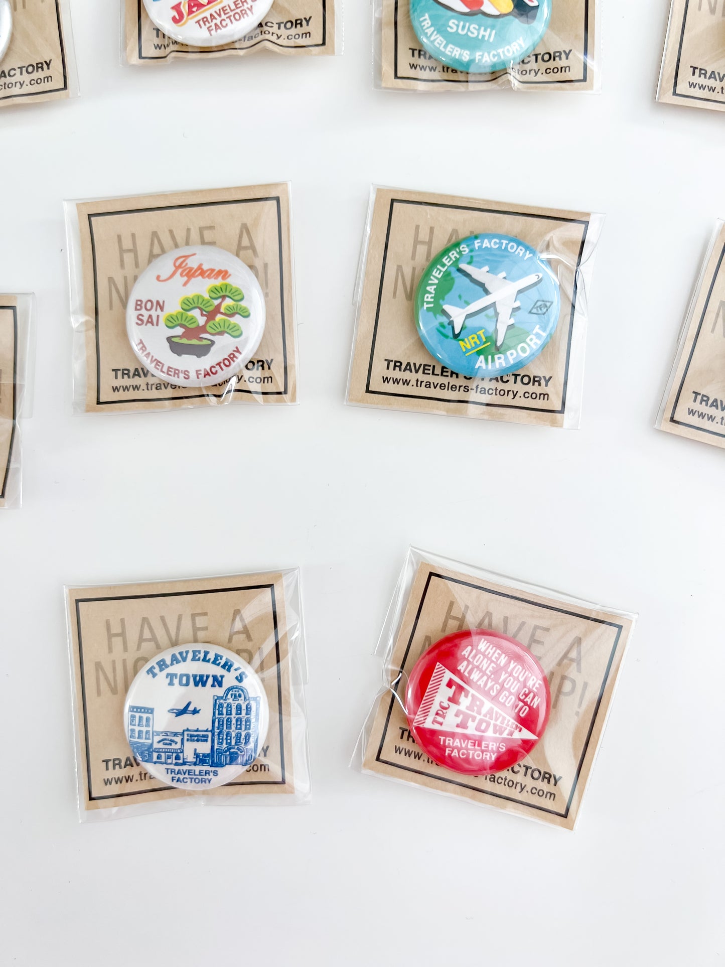 Narita Airport Limited Edition Traveler's Badges "GACHAGACHA"