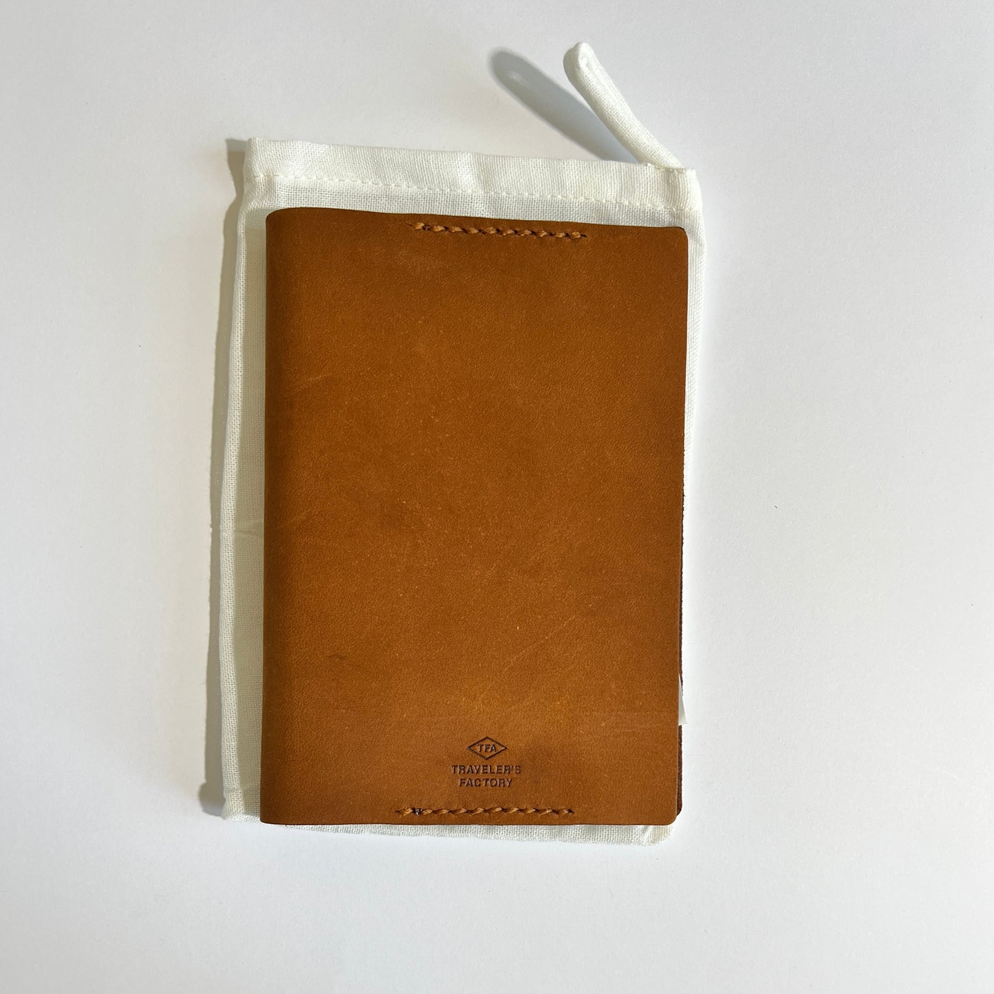 Traveler's Factory A6 Notebook Cover Camel "Wrapped"