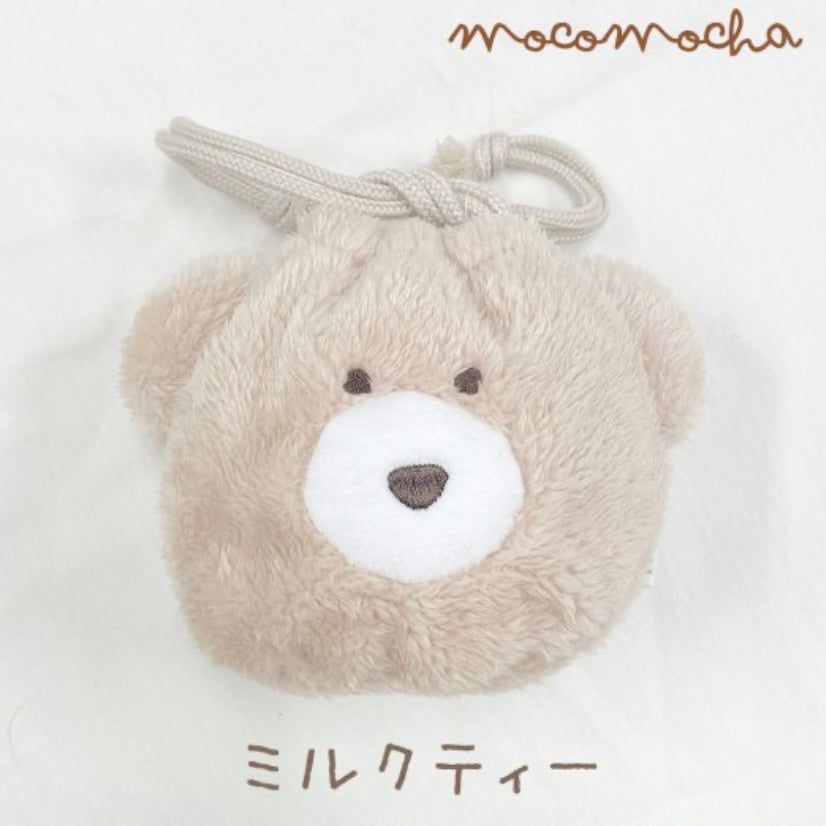 Mocomocha Drawstring Pouch Bear Head