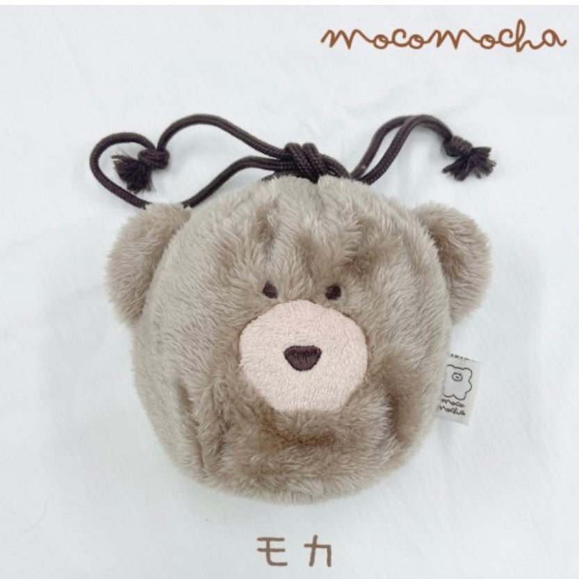 Mocomocha Drawstring Pouch Bear Head