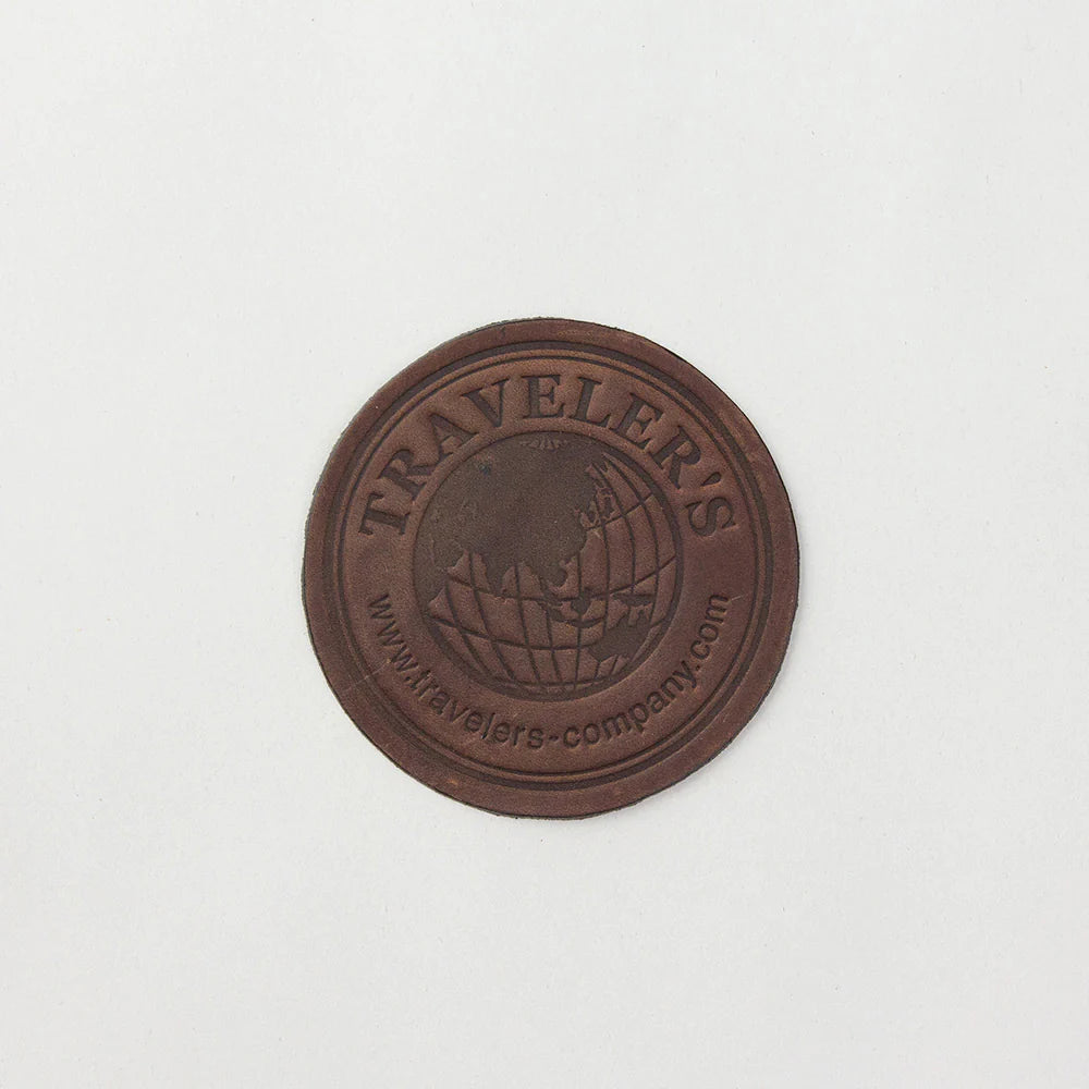 Traveler's Factory Leather Coaster Circle Camel