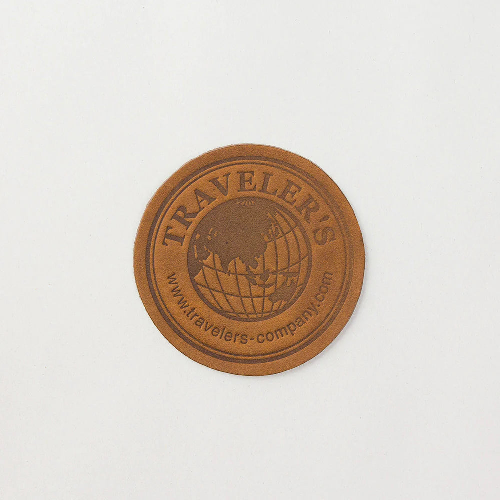 Traveler's Factory Leather Coaster Circle Camel