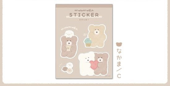 Mocomocha Clear Sticker