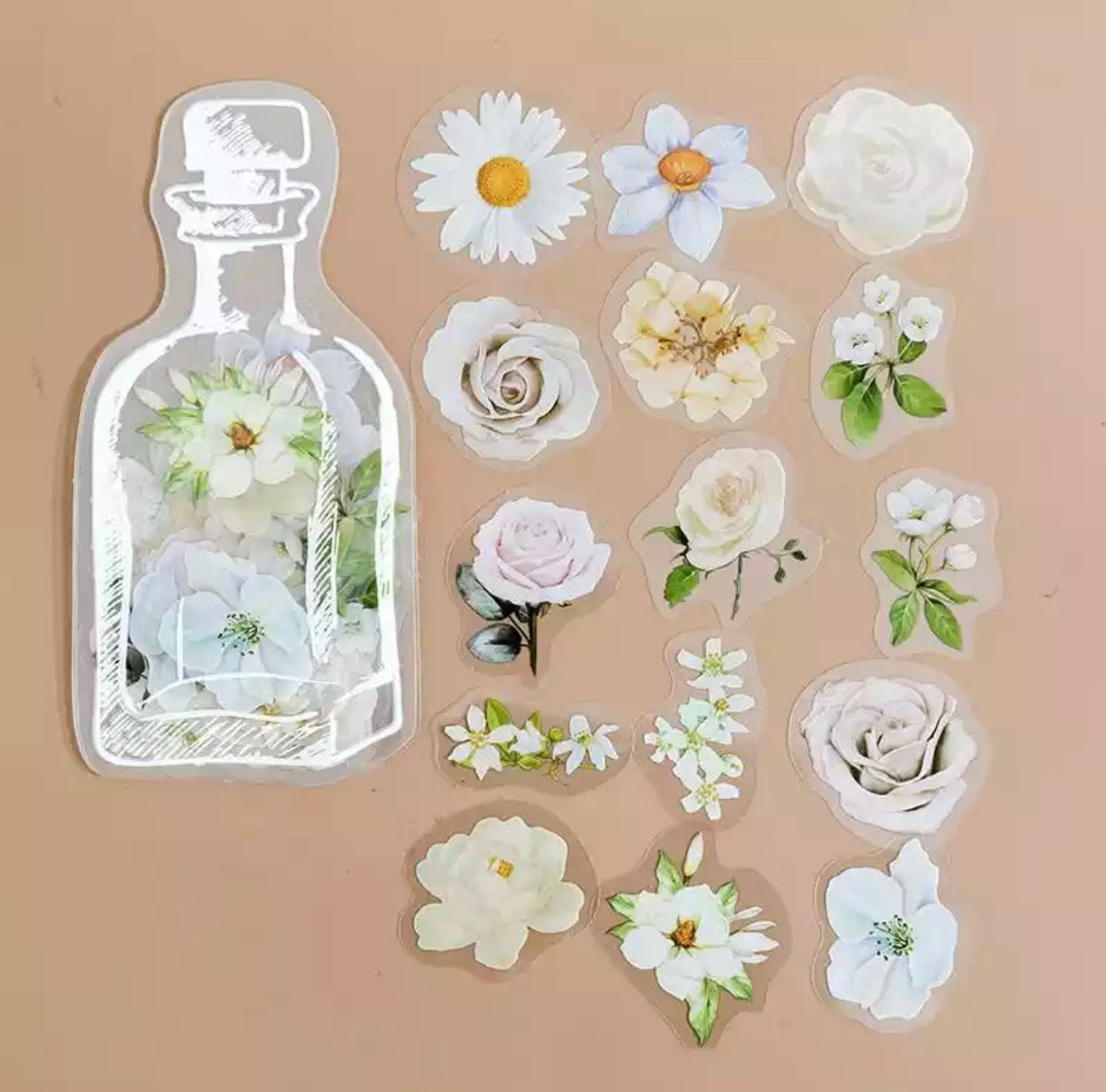 Flowers In A Bottle Stickers