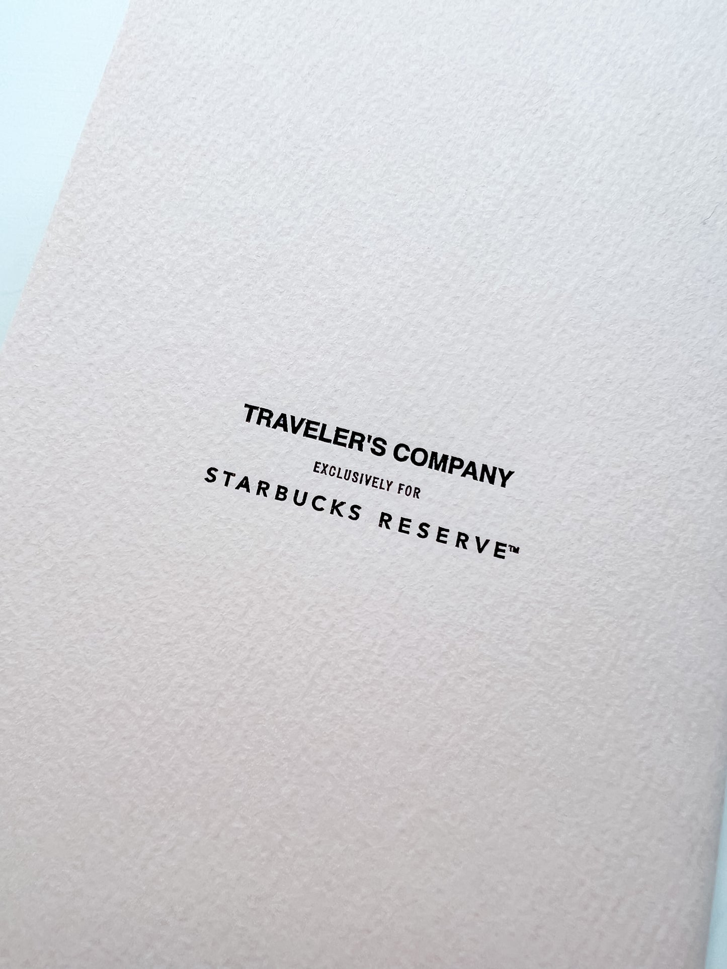 Traveler’s Factory x Starbucks Reserve TN Refill