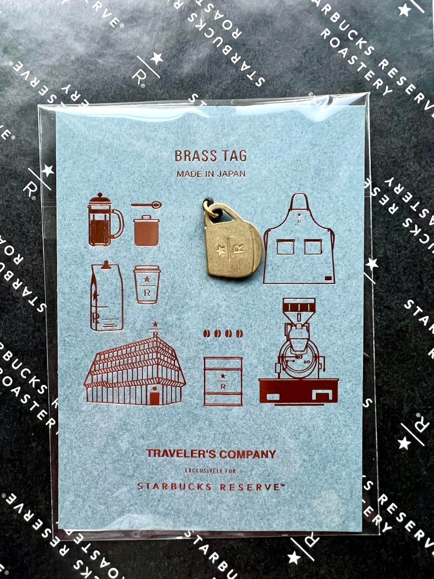 Starbucks Reserve Roastery Tokyo x Traveler's Company collaboration Brass Mug Tag