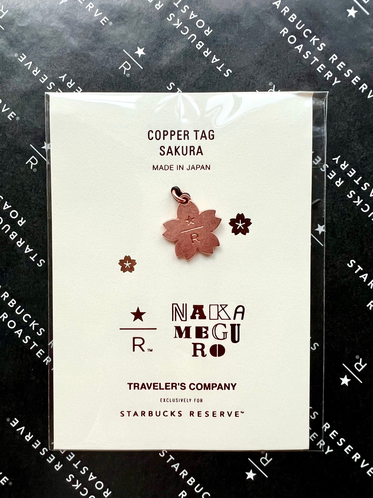 Starbucks Reserve Roastery Tokyo x Traveler's Company 2022 Sakura Tag