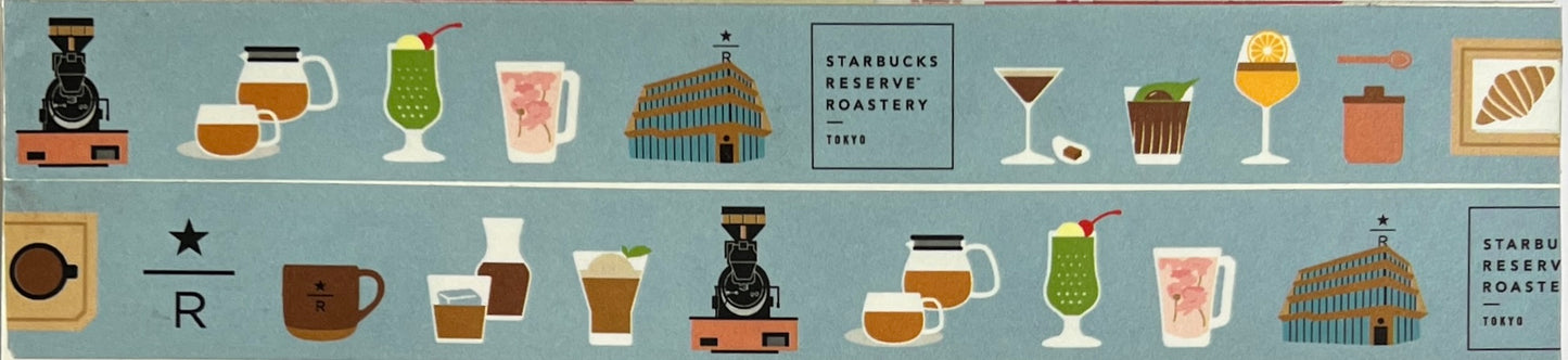 Starbucks Reserve Roastery Tokyo x Traveler's Notebook Limited Washi Tape Nakameguro from Japan Traveler's Company