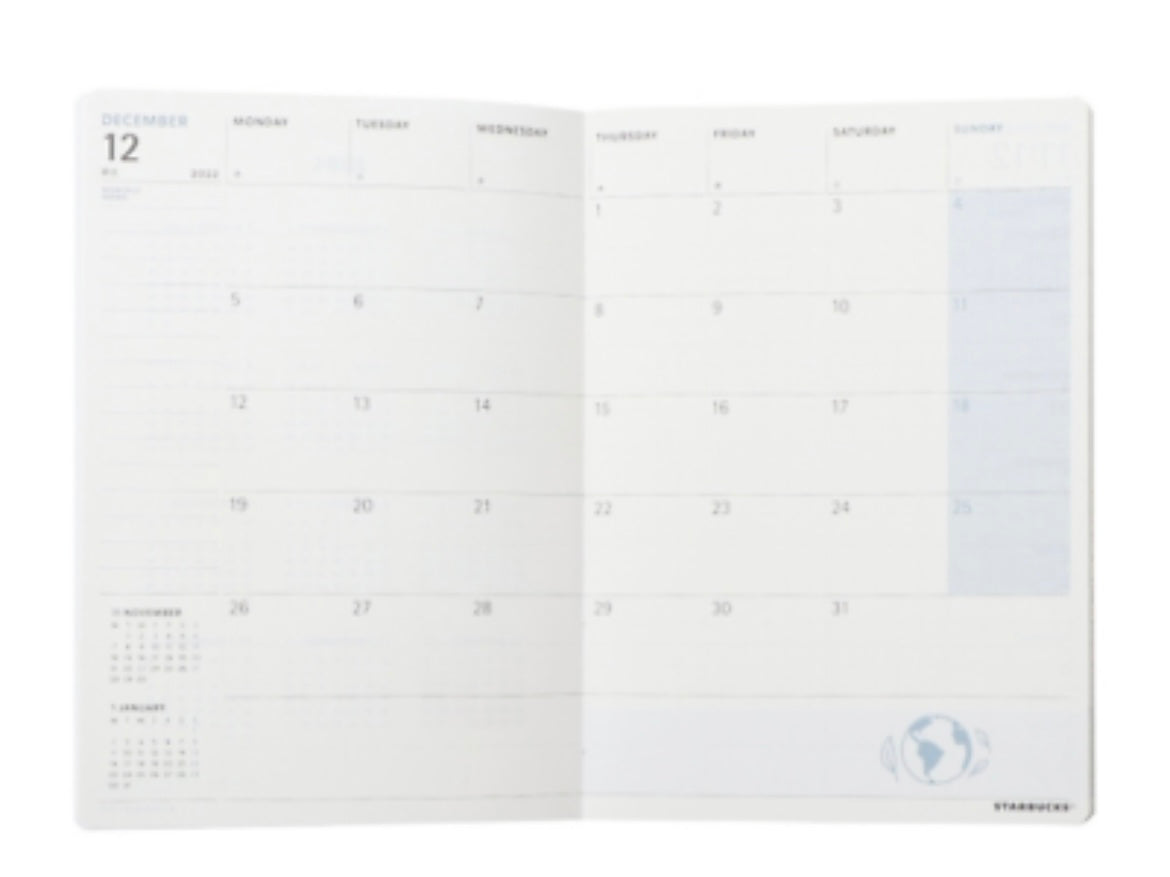 Starbucks Japan 2023 Campus Schedule Book